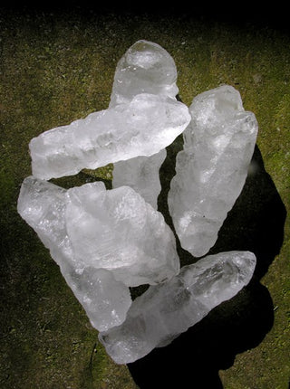 6 alum crystals with tips