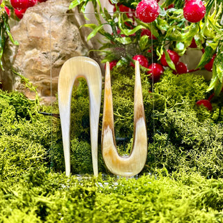 French Hair Pin, Chignon of Horn