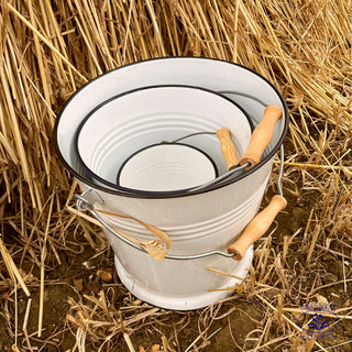 Enamel Steel Buckets