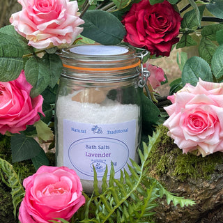Bath Salts with Organic Essential Oils