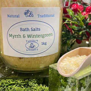 Bath Salts with Organic Essential Oils
