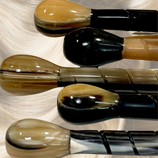 Horn Hair Pins – Handcrafted with Spiral Grip Secure Hold