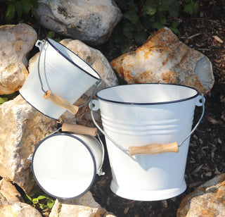 Enamel Bucket | White Enamel Steel Bucket to Buy in the UK