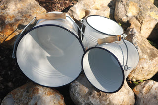 Enamel Steel Buckets