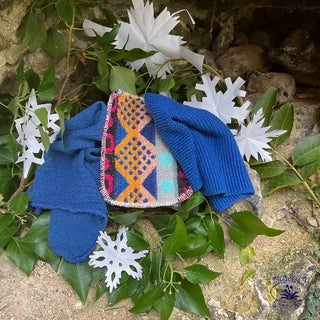 set of 3 eco cleaning cloths with snowflakes