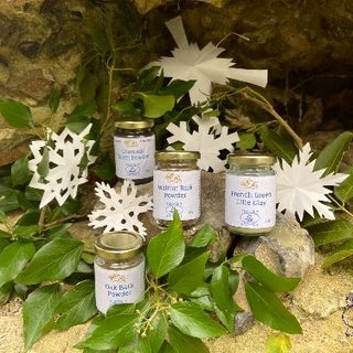 Dental Powders in glass jar