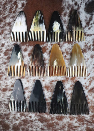 Horn Combs, all hair types, beard, moustache, cats, babies