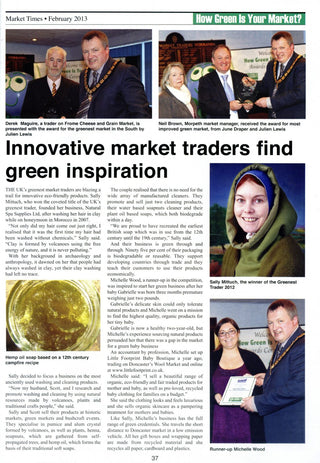 We Have Won The Greenest Trader Award with the NMTF