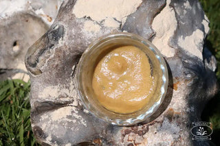 Thanaka and Kusumba Oil (Safflower Oil) Paste