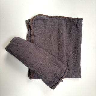 Organic Cotton Lint Free Eco Cleaning Cloths – Dark Colours