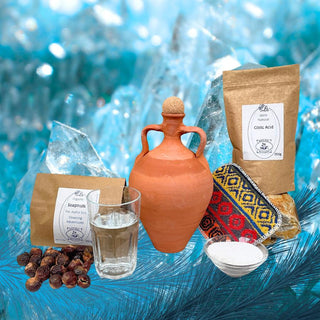 Clay Water Filter, 'Living Water' Eco Gift Set with Care Supplies