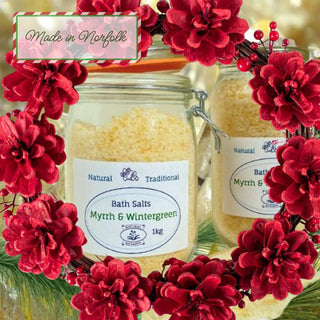 Bath Salts with Organic Essential Oils