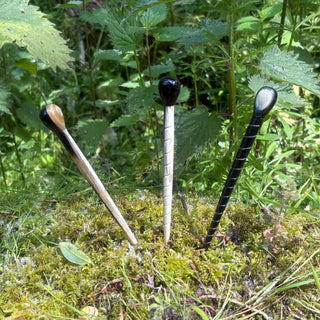 Horn Hair Pins – Handcrafted with Spiral Grip Secure Hold