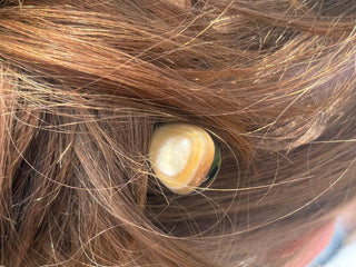 Horn Hair Pins – Handcrafted with Spiral Grip Secure Hold