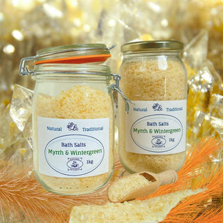 Bath Salts with Organic Essential Oils