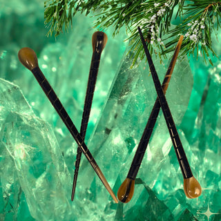Horn Hair Pins – Handcrafted with Spiral Grip Secure Hold