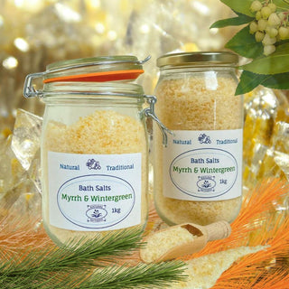 Bath Salts with Organic Essential Oils