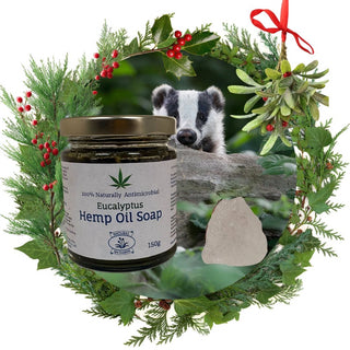 Christmas Shaving Gift Set – Hemp Soap & Alum