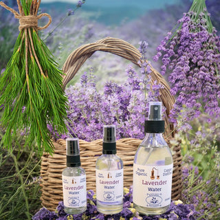 Pure Organic Copper Distilled Lavender Water