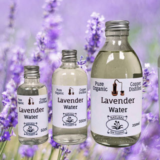 Pure Organic Copper Distilled Lavender Water
