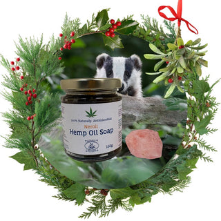 Christmas Shaving Gift Set – Hemp Soap & Alum