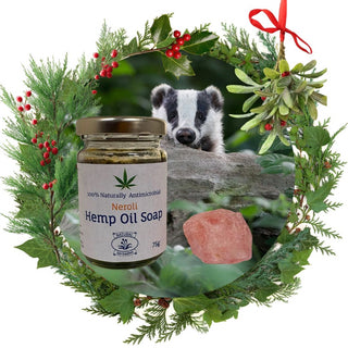Christmas Shaving Gift Set – Hemp Soap & Alum