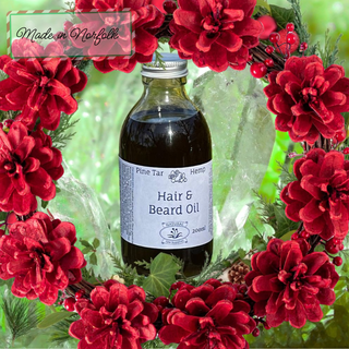 Pine Tar and Hemp Hair and Beard Oil
